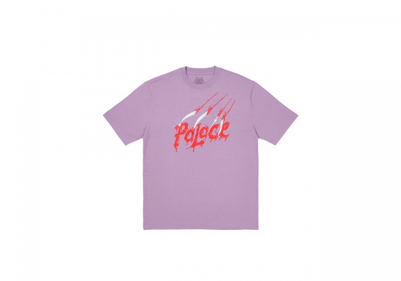 Light Purple Palace Scratchy T-Shirt T-Shirts | IG04-Y3-MM 