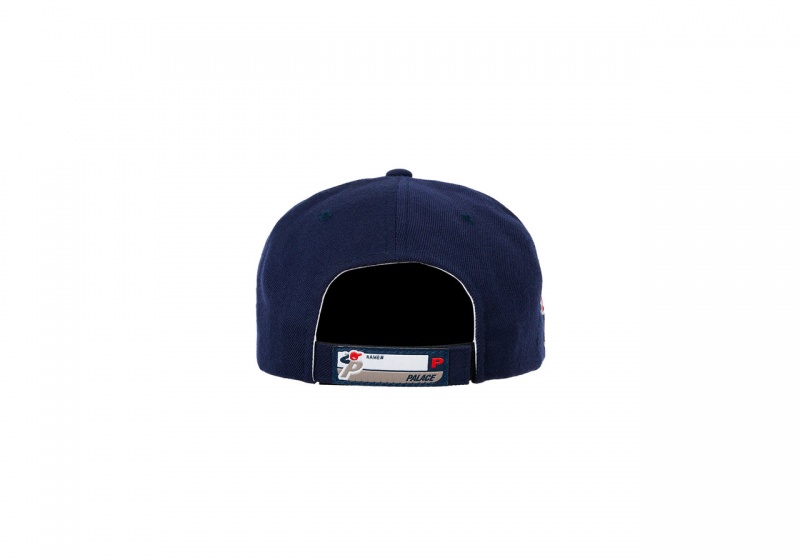 Navy Palace Posh Script Strapback Hats | HO10-R0-OC