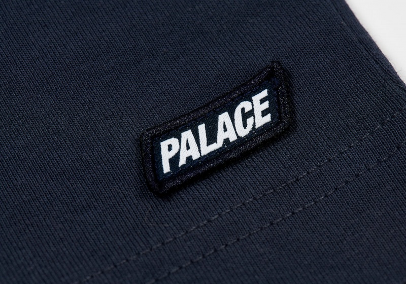 Navy Palace T-Shirt T-Shirts | SU59-Y1-TL