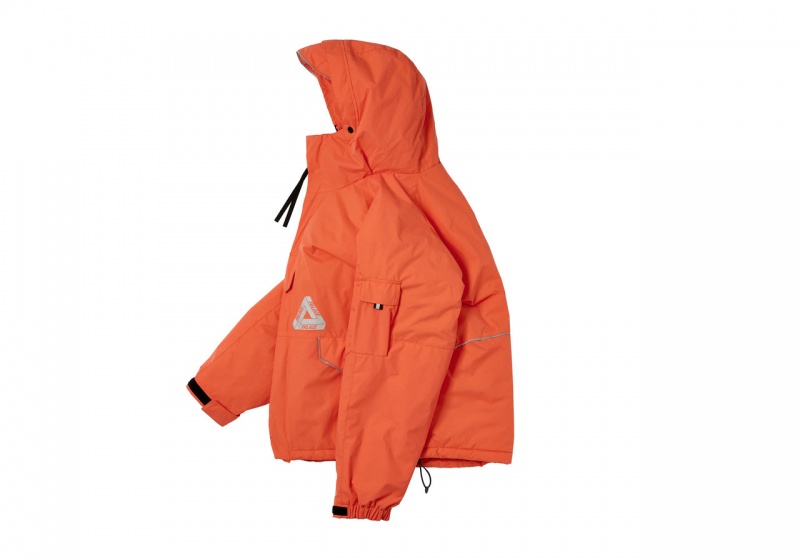 Orange Palace P-Tech Hooded Jacket Jackets | VN17-K2-JE