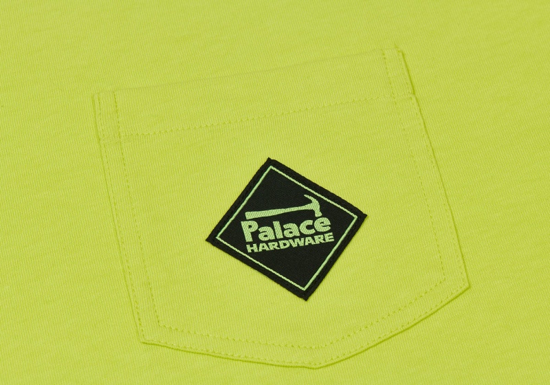 Safety Yellow Palace Hardware Pocket T-Shirt T-Shirts | FO09-L9-LF