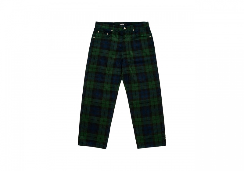 Tartan Palace Cord Baggies Bottoms | RB95-Q6-BP