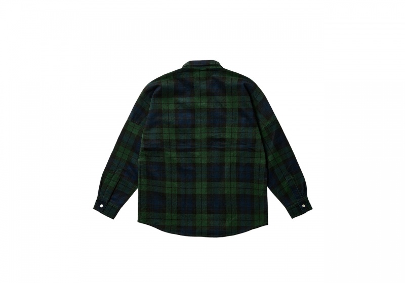 Tartan Palace Drop Shoulder Cord Shirt Shirting | LR44-D7-DO