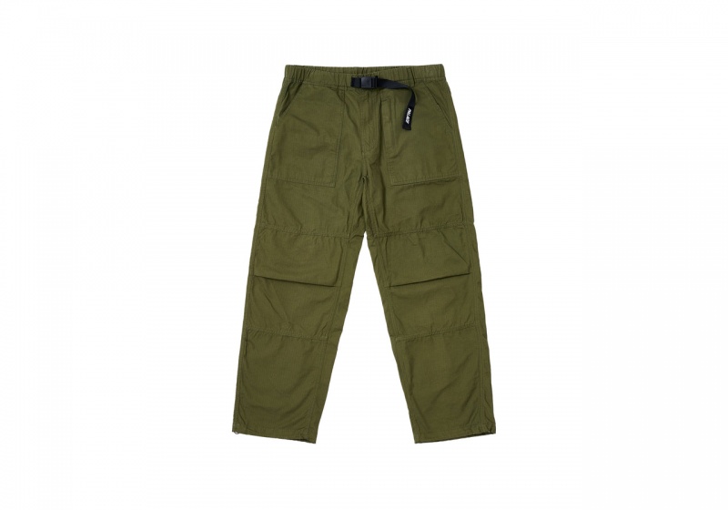 The Deep Green Palace Belter Trouser Bottoms | TI90-A9-XZ