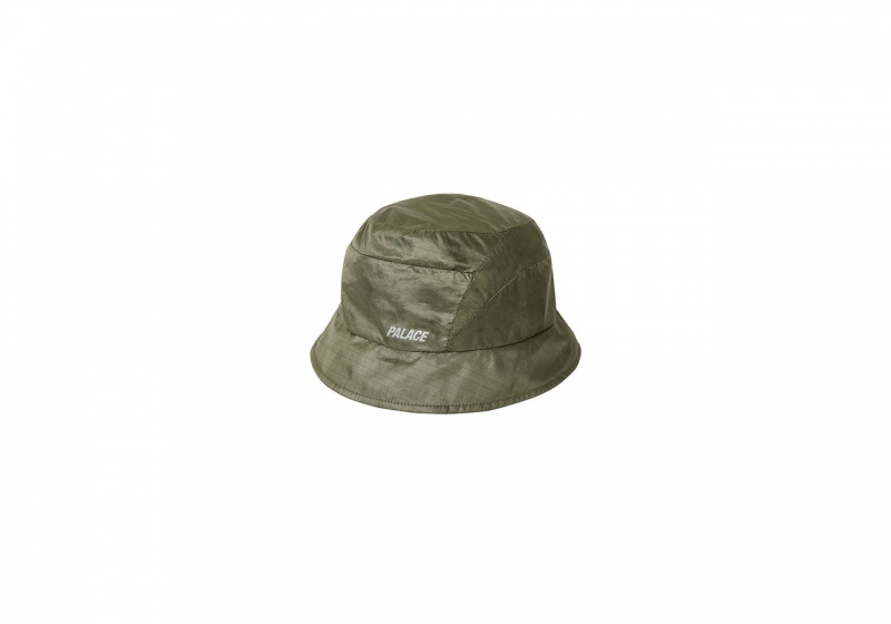 The Deep Green Palace Pertex Running Bucket Hats | GB49-W4-DQ