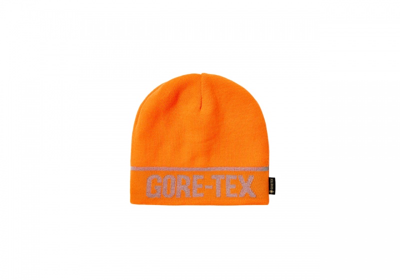 Tiger Orange Palace Gore-Tex Nein Cuff Beanie Hats | OZ71-G2-LB