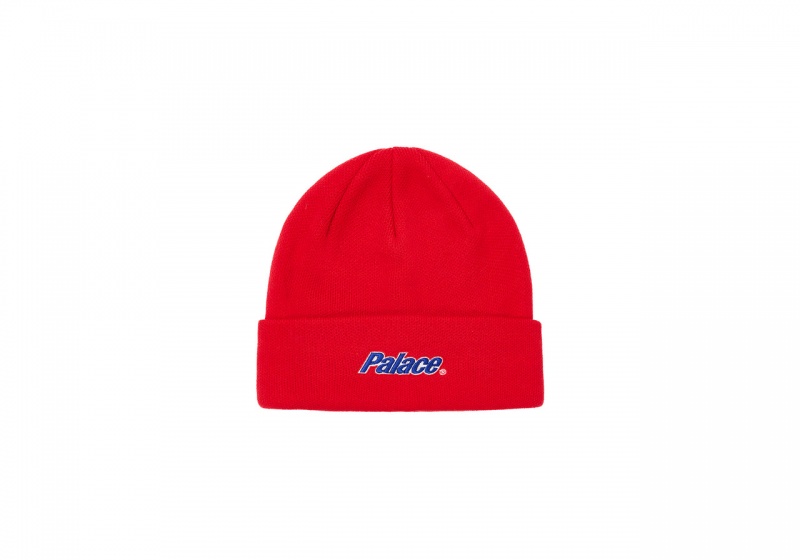 Truest Red Palace Lowercase Cuff Beanie Hats | KE31-O9-VF