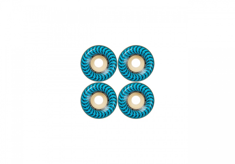 White / Blue Palace Spitfire Conical Full Formula Four Natural Wheels 51mm Hardware | ZN02-A9-RJ