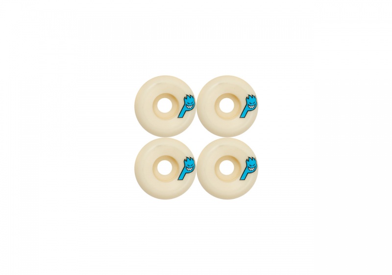 White / Blue Palace Spitfire Conical Full Formula Four Natural Wheels 51mm Hardware | ZN02-A9-RJ