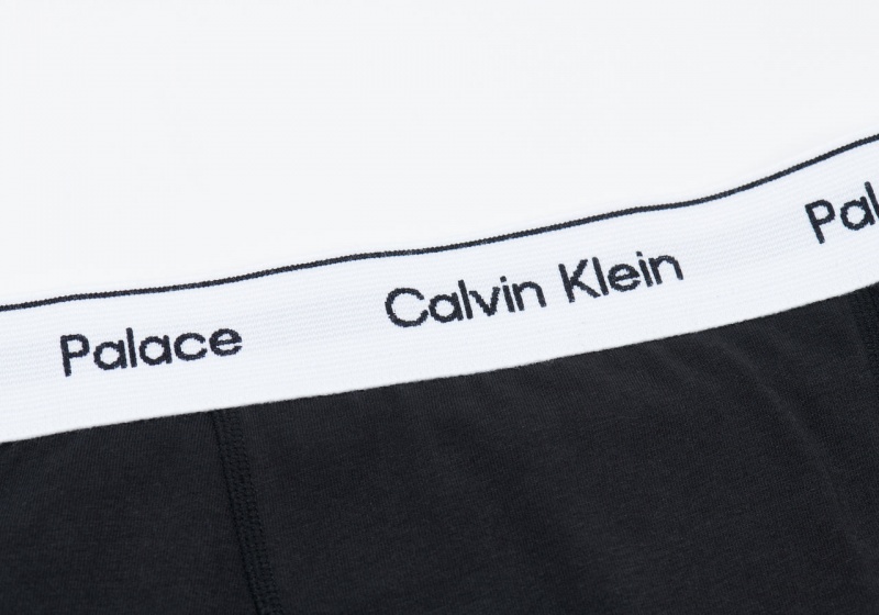 White / Light Grey Heather / Black Palace Ck1 Palace Trunks 3pk Classic Underwear | PW51-X8-LW