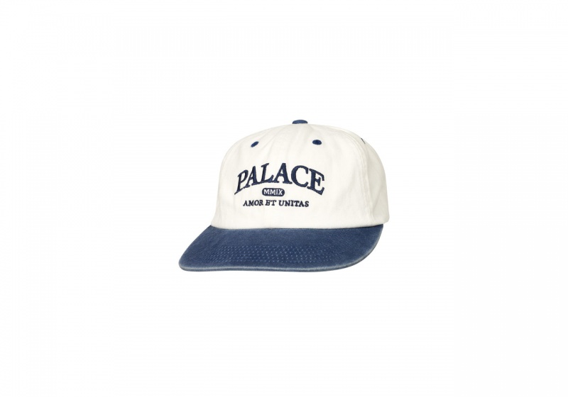 White / Navy Palace Unitas Pigment Pal Hat Hats | FO48-Z0-PW